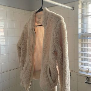 LA hearts teddy jacket